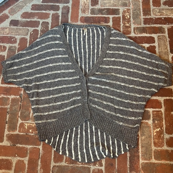 Free People Rabbit in the Moon Chunky Knit Oversized Cardigan Sweater - Picture 2 of 4